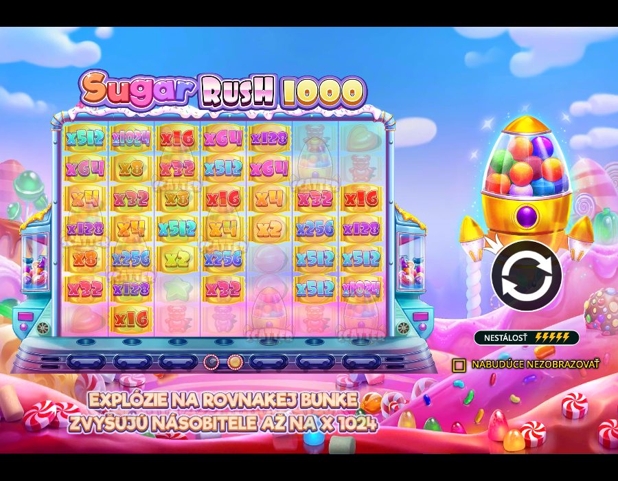 Sugar Rush 1000 gameplay